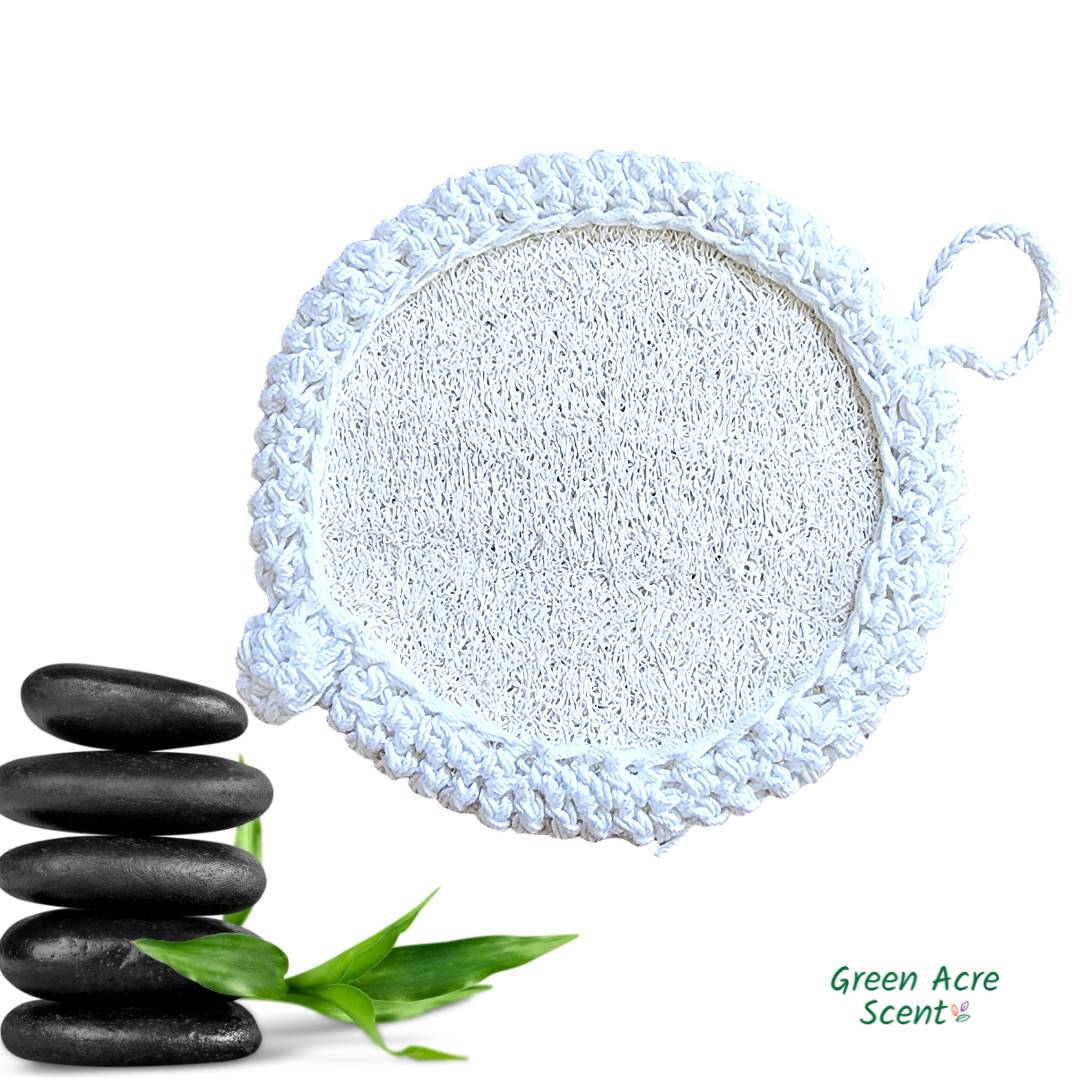 Loofah Pad | Green Acre Scent | Handcrafted in Canada | Eco-friendly