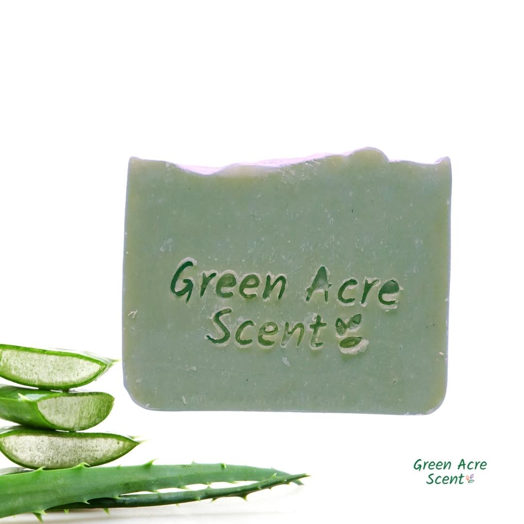 Areej Aloe Vera Soap Base, Pale Green
