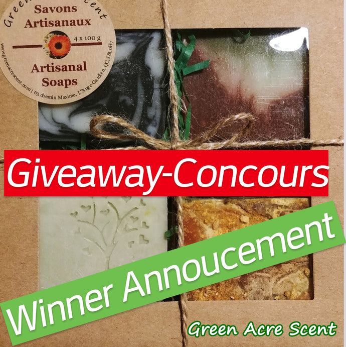 Giveaway Winner from Spring Ottawa Craft Show Contest