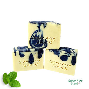 Mint & Charcoal Soap | Natural | Biodegradable | Green Acre Scent