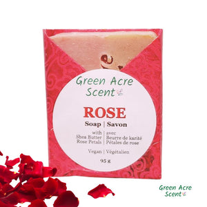Savon à la rose | Green Acre Scent | Fabriqué à la main au Canada
