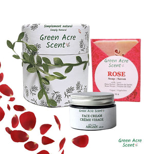 Set Romance Duo | Rose Soap & Argan Face Cream