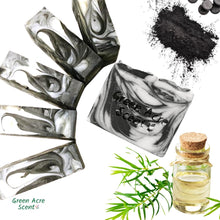 Activated Charcoal Soap | Green Acre Scent | Natural. Ecofriendly
