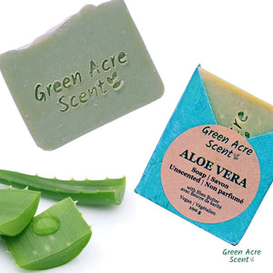Aloe Vera Soap | Green Acre Scent | Natural. Ecofriendly