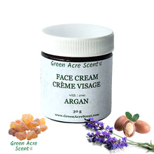 Crème pour le visage à l'argan | Green Acre Scent | Fabriqué à la main au Canada