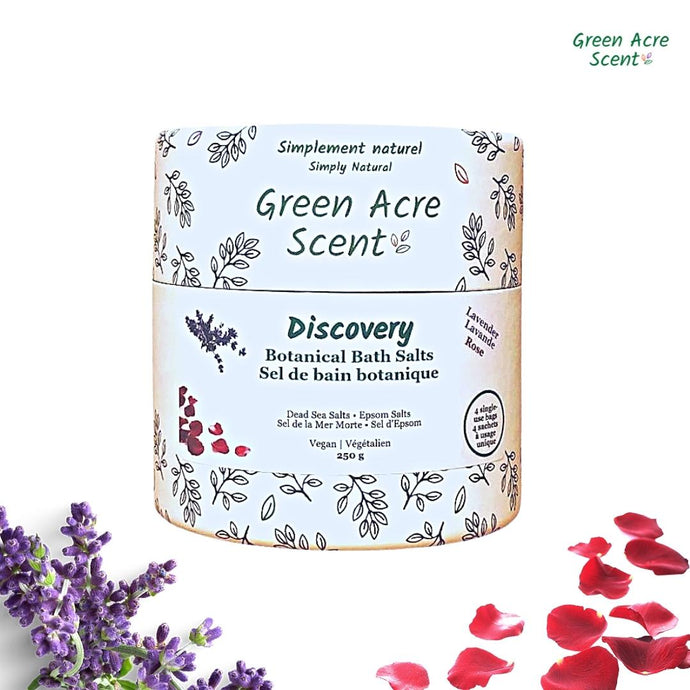 Botanical Bath Salts - Discovery | Green Acre Scent | Ecofriendly 