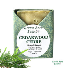 Savon Bois de Cèdre | Green Acre Scent | Fabriqué à la main au Canada