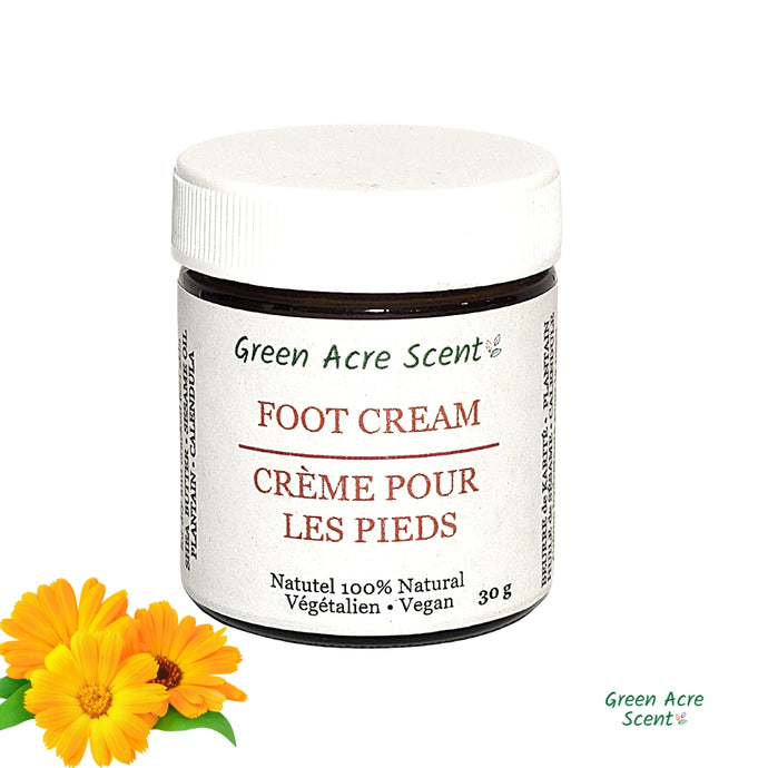 Foot Cream | Green Acre Scent | Handmade in Canada