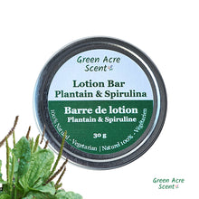 Barre de lotion plantain | Green Acre Scent | Fabriqué à la main au Canada