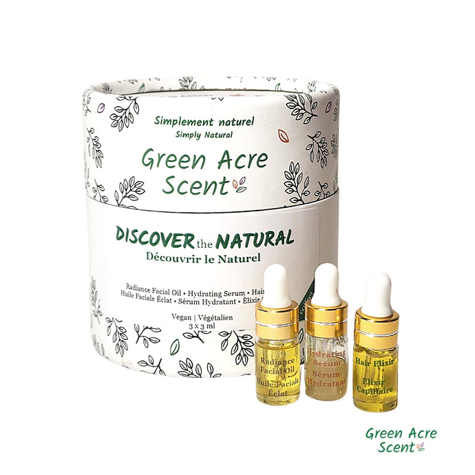 Discover the Natural Set | Green Acre Scent | Ecofriendly