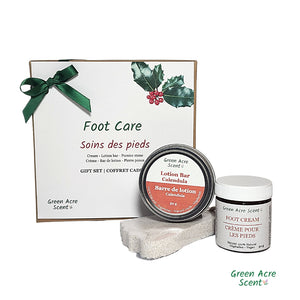 Foot Care Set | Green Acre Scent | Made in Canada