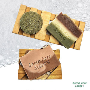 Porte-savon en bois d'érable | Green Acre Scent | Fabriqué à la main au Canada